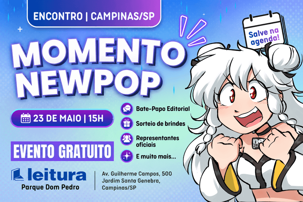 Momento NewPOP: Encontro gratuito em Campinas!